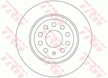 Volkswagen Passat B8 Arka Fren Diski 1.4 TSI 125 Beygir 300 mm Çap 2015 Sonrası TRW