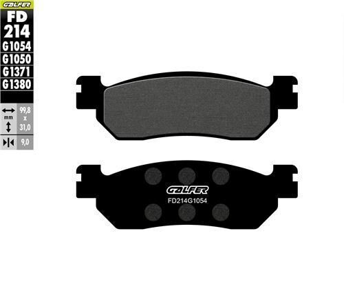 Yamaha YZF R6 Arka Fren Balatası 1999-2002 GALFER YARI METAL