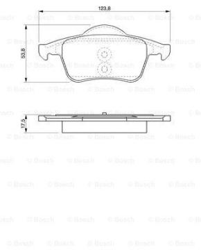 Volvo S60 Arka Fren Balatası 2.4 D5 2001-2010 BOSCH