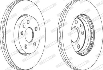 Opel Insignia A Ön Fren Diski 2.0 CDTI 195 Beygir 2008-2016 FERODO