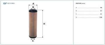 Mercedes C Serisi W204 Kasa C200 CGI Yağ Filtresi 1.8 184 Beygir 2007-2013 FILTRON