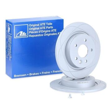 Volvo C30 Performanslı Arka Fren Diski 1.6 Dizel 109 Beygir 280 mm Çap Çizgili 2007-2012 ATE POWER DISC