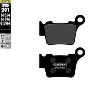 Gas Gas EC 250 Arka Fren Balatası 2021 Sonrası GALFER YARI METAL