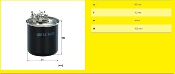 Mercedes E Serisi W211 Kasa E280 CDI Mazot Filtresi 190 Beygir Sensörlü 2002-2009 MANN