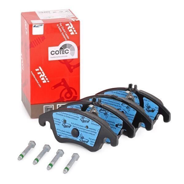 Mercedes E Serisi W212 Kasa E350 CDI Ön Fren Balatası Standart Paket İçin 2009-2015 TRW