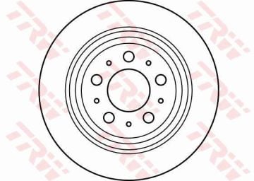 Volvo S60 T5 Arka Fren Diski Arka 288 mm Çap 2001-2010 TRW
