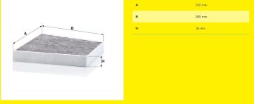 Mercedes E Serisi W211 Kasa E200 Kompressor Karbonlu Polen Filtresi 184 Beygir 2002-2009 MANN