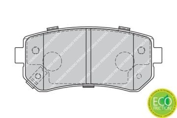 Hyundai i30 Arka Fren Balatası 2008-2011 FERODO