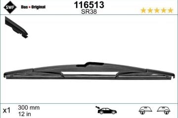 Toyota Yaris Cross Arka Silecek 30 cm 2021 Sonrası SWF