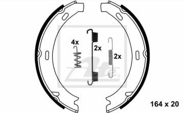 Mercedes C Serisi W203 Kasa C180 El Fren Balatası 2001-2006 ATE ORIGINAL
