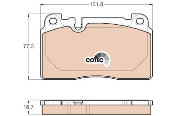 Audi Q5 Ön Fren Balatası 4 Piston Kaliper 2009-2017 TRW