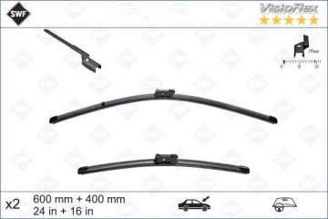 Citroen C3 Picasso Ön Silecek Seti Sol Sağ Takım 2009-2010 SWF