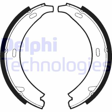 Mercedes C Serisi W203 Kasa C220 El Fren Balatası 2001-2006 DELPHI