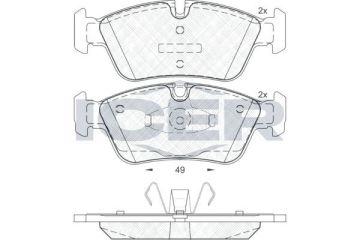 BMW 3 Serisi E90 318i Ön Fren Balatası 129 Beygir 2005-2007 ICER