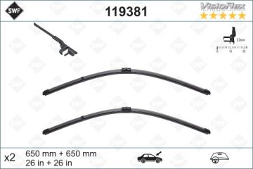 Mercedes S Serisi 220 Kasa Ön Silecek Seti Sağ Sol Takım 1999-2005 SWF