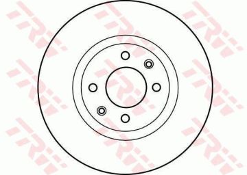 Peugeot 307 Ön Fren Diski 2.0 16V 136 Beygir 283 mm Çap 2001-2008 TRW