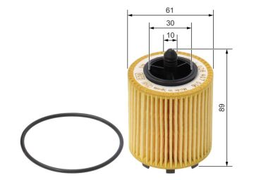 Opel Vectra C Yağ Filtresi 2.0 T 175 Beygir 2002-2008 BOSCH