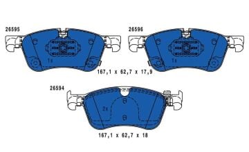 Renault Austral Ön Fren Balatası 1.3 TCe Hybrid 158 Beygir 2022 Sonrası ATE ORIGINAL