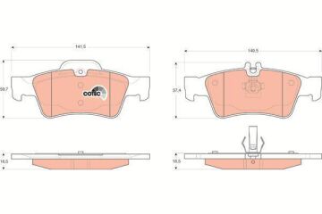 Mercedes E Serisi W211 Kasa E320 CDI 204 Beygir Arka Fren Balatası 2002-2009 TRW