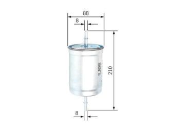 Volvo S40 Benzin Filtresi 2.0 136 Beygir 1995-2000 BOSCH