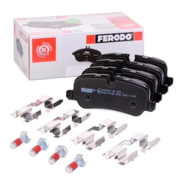 Range Rover 3 Arka Fren Balatası 3.6 TDV8 272 Beygir Şase No 6A000001'dan Sonraki Araçlar 2002-2012 FERODO