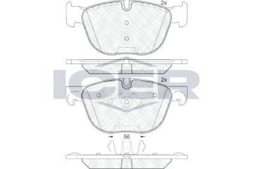 BMW X6 E71 Ön Fren Balatası Ön 35i / 35d 348 mm Disk İçin 2008-2014 ICER