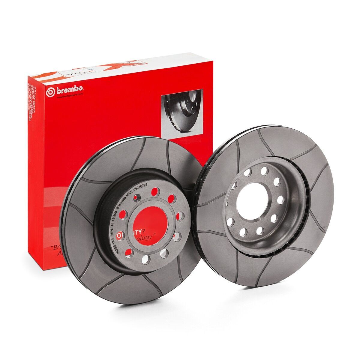 Volkwagen Jetta 4 Performanslı Ön Fren Diski 1.2 TSI 105 Beygir 280 mm Çap Çizgili 2011 Sonrası BREMBO MAX