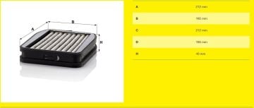 Mercedes E Serisi W211 Kasa E220 CDI Karbonlu Polen Filtresi 150 Beygir Otomatik Klimalı 2002-2009 MANN