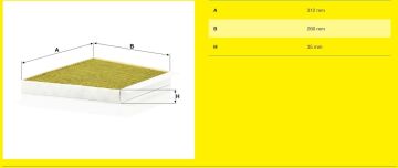Mercedes E Serisi W211 Kasa E220 CDI Antialerjik Karbonlu Polen Filtresi 150 Beygir 2002-2009 MANN