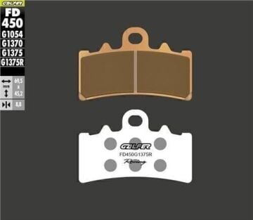 KTM 125 RC Ön Fren Balatası 2022-2024 GALFER SİNTER METAL SERAMİK SPORT RACING