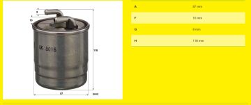 Mercedes E Serisi W212 Kasa E220 CDI Mazot Filtresi 2.2 170 Beygir Entegre Isıtmasız Motor No 30217548 Sonrası A6420901752 2009-2015 MANN