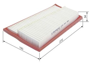 Mercedes E Serisi W211 Kasa E280 CDI Hava Filtresi 190 Beygir 2 Adet 2002-2009 BOSCH