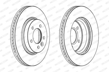 Range Rover Sport Ön Fren Diski 2.7 TD 317 mm Çap 2005-2013 FERODO