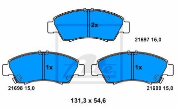 Honda City Ön Fren Balatası 2006-2008 ATE ORIGINAL