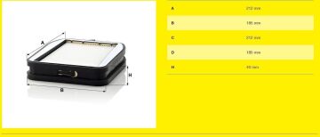 Mercedes E Serisi W211 Kasa E320 Polen Filtresi 224 Beygir Otomatik Klimalı 2002-2009 MANN